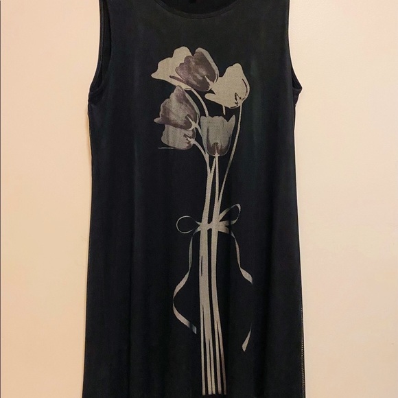 Lavena Black Chiffon Dress - Picture 2 of 6